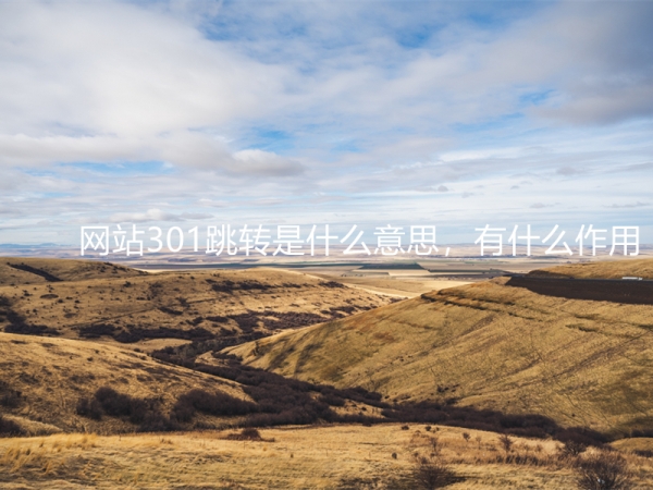 網(wǎng)站301跳轉(zhuǎn)是什么意思，有什么作用？